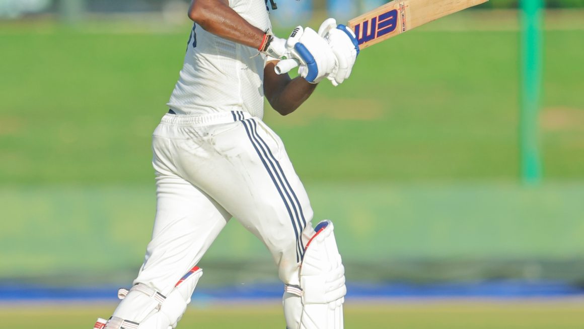 India A grow lead after Sai Sudharsan hits 168