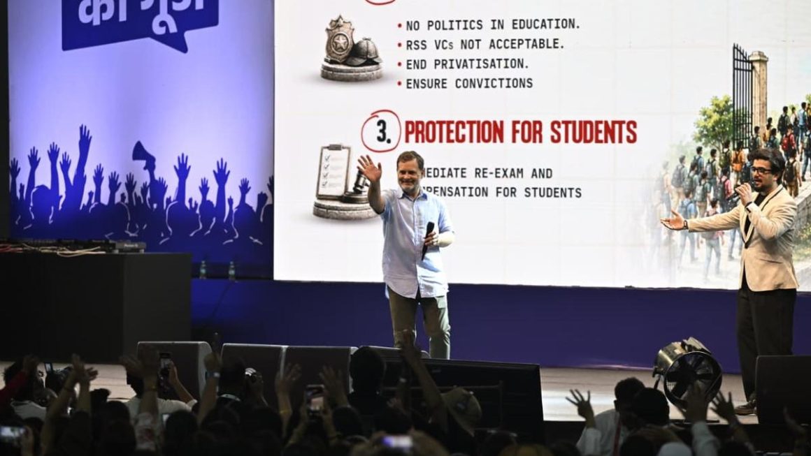 Rahul Gandhi calls for political consensus to end the ‘paper-leak industry’