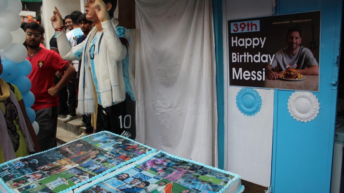 Lionel Messi’s 39th birthday celebrations in Bengal’s Ichhapur
