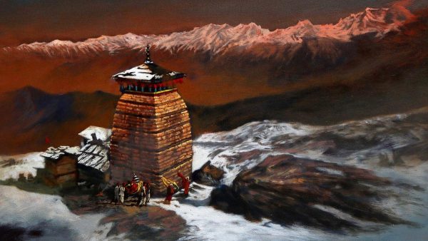 हरी दर्शन संख्या: पहाड़ों की मौनता और एकाकीपन को कैनवास पर कैद करना